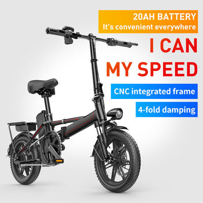 bici piegante elettrica leggera 125kg pieghevole Max Loading di alluminio 48T